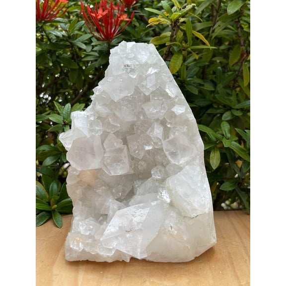 Large Natural Apophyllite Cluster - Free-Standing Apophyllite Specimen Crystal, 4-10" Tall (3-4 lb)