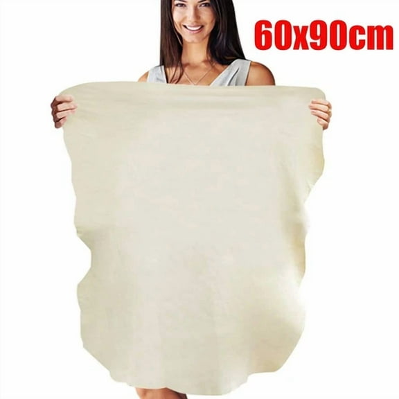 Large Natural Chamois Leather Car Cleaning Cloth Washing Absorbent Drying Towel
