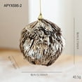 thumbnail image 1 of Large Natural Pinecone Christmas Ornament with Jute Hanging String for Holiday Tree and Home Decor, 1 of 1
