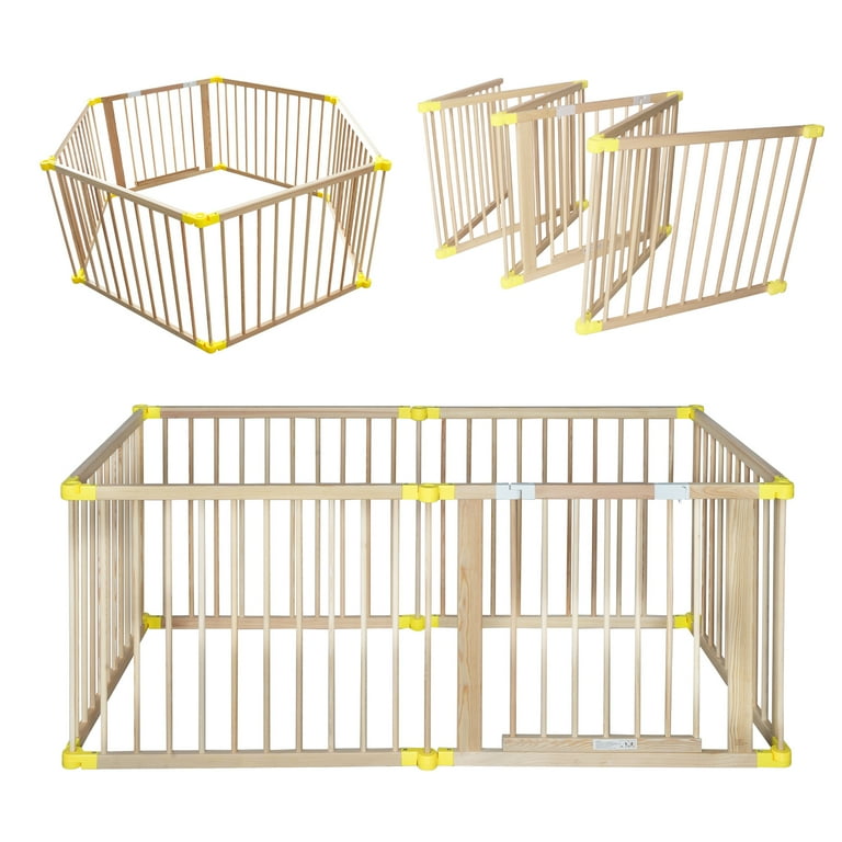Baby fence store wood