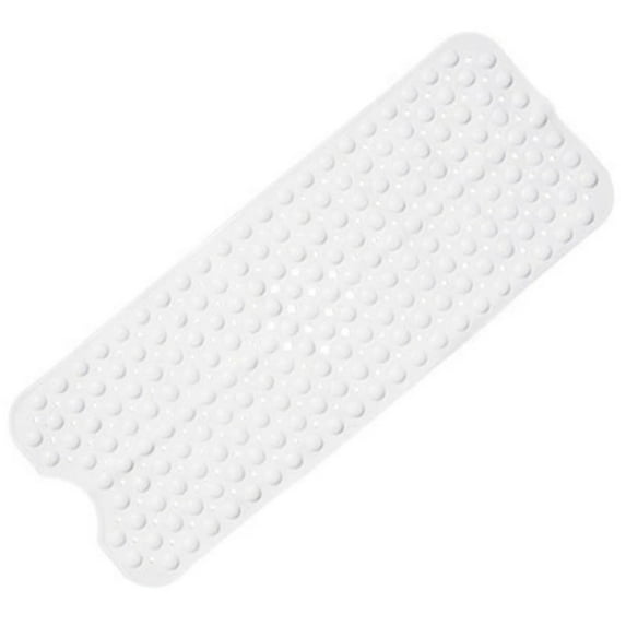 Large Non Slip Bathtub Mat, Extra Long Bath Mat for Tub, 39.4 x 16 Inch, Machine Washable Shower Mats with Suction Cups and Drain Holes, Bath Tub Mats for Bathroom Non Slip