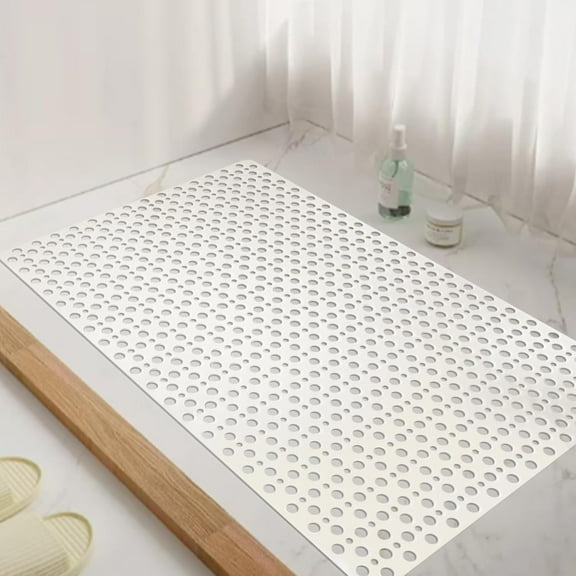 Large Non Slip Shower/Bath Mat for Inside Shower, 35.4x23.6 Inch Anti-Slip Shower Stall Mat for Elderly,Extra Long Bathtub Mat for Shower with Big Suction Cups