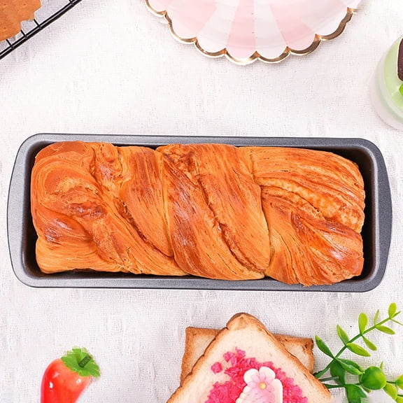 Large Non-Stick Carbon Steel Bread Loaf Pan, Heavy Duty Meatloaf & Banana Bread Baking Mold with Easy-Grip Handles