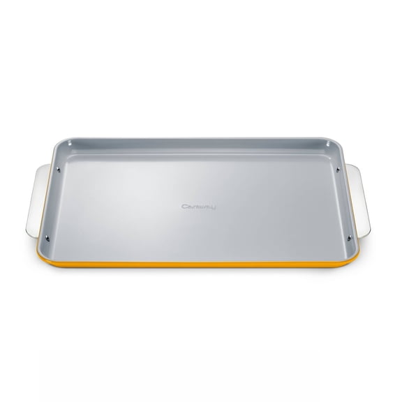 Large Non-Stick Ceramic Baking Sheet, Rectangle, Aluminized Steel, 18x13", Hand Wash
