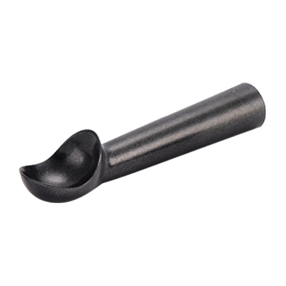 Large Nonstick Aluminum Ice Scoop, Anti Slip Metal Scoop, Heavy Duty Ice Scooper For Home Kitchen Use (Black)