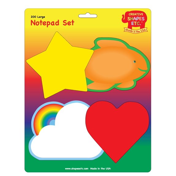SHAPES ETC. Large Notepad Set- Spiritual Symbols