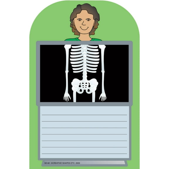 SHAPES ETC. Large Notepad - X-Ray