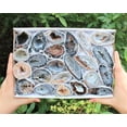 thumbnail image 1 of Large Oco Agate Geodes, Natural Crystal Druzy Halves, Bulk Wholesale Lots!, 1 of 8