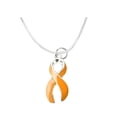 thumbnail image 1 of Large Orange Ribbon Necklaces, 1 of 4