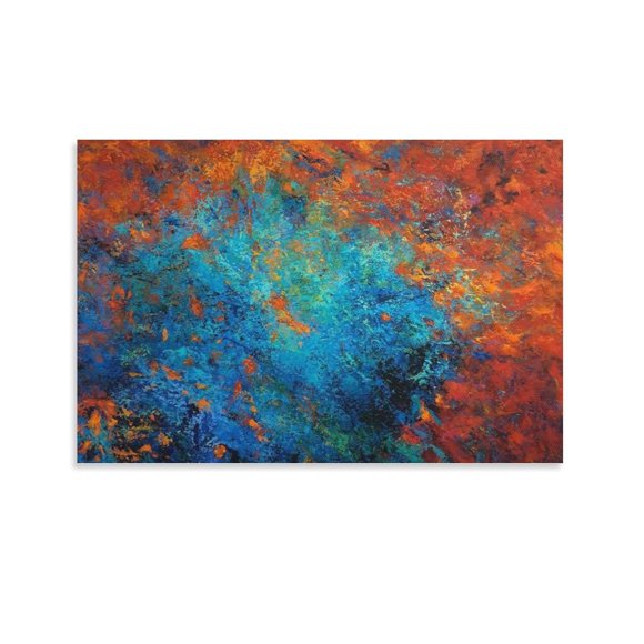 Blue Red Living Room