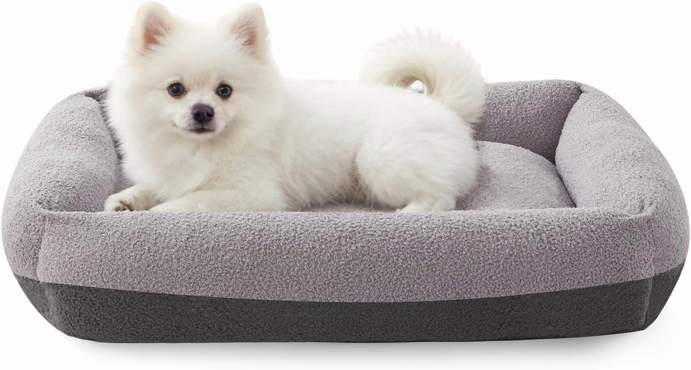 Large Orthopedic Pet Bed, Washable Kennel Mat with Removable Cover, Non-Slip Base Cushion for Medium and Large Dogs