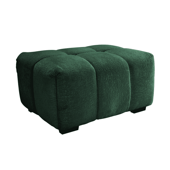 Large Ottomans, 33 Sofas Green Chenille - Ottoman, Green Ottomans With Storage,Chenille Fabric Ottomans, Furniture Primary Living Space Ottomans