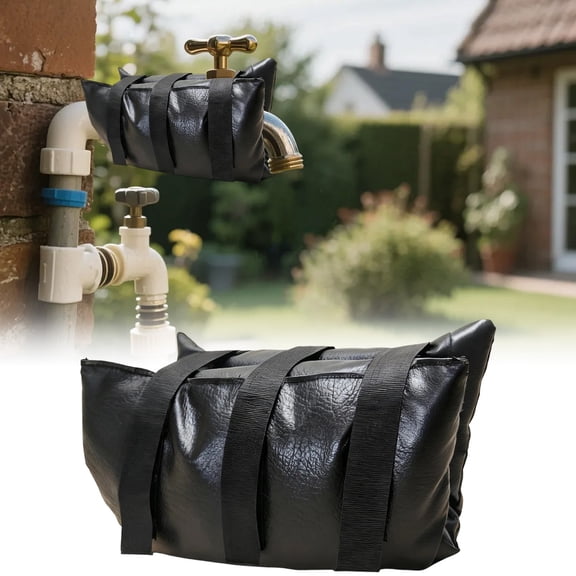 Large Outdoor Faucet Insulated Protector For Winter Cold Weather Outside Pipes Cover Insulation From Freezing Spicket Spigot Faucet Socks Antifreezes