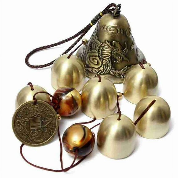 Large Outdoor Garden Wind Chimes Metal Yard Hanging Decor Copper Ornament V1C. C0F6