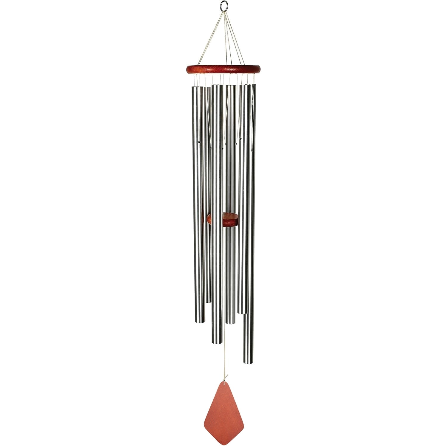 Large Outdoor Metal Wind Chime, Large Wind Chime, Deep Tones, Soothing, With Six Tubes, Suitable For Garden, Patio, Home, Perfect Gifts
