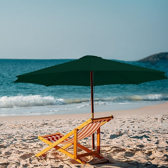 Large Outdoor Patio Umbrella 78.7 Inches 6 Ribs Market Table Umbrella,190T Heavy-Duty Rainproof UV Resistant Pool Umbrella,Umbrella Replacement Top Cover Replacement Canopy (Frame Not Included)