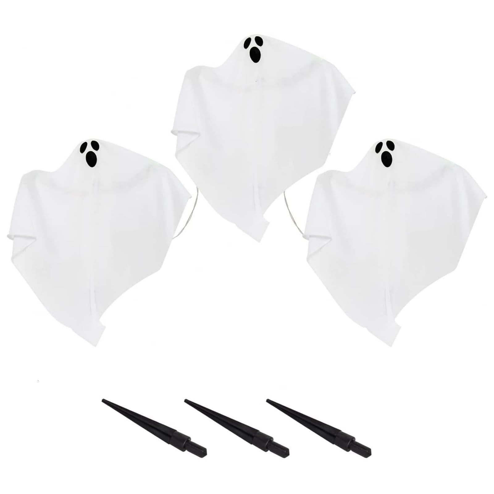 Large Outdoor Pool Clock Planter Sticks Heavy Duty Deer Fence Beware of