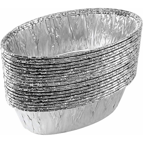 Large Oval Disposable Aluminum Challah Pan Bakeware Perfect For Baking - Choose (66)