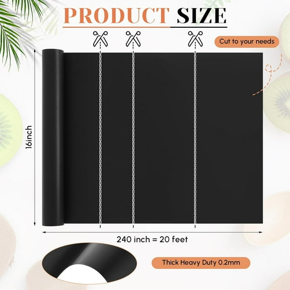 Large Oven Liners for Bottom of Oven 16" x 240" Heat Resistant Non Stick Reusable Mat for Electric, Gas, Convection, Microwave