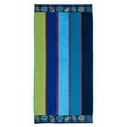 thumbnail image 1 of Large Oversized Jacquard Premium Long-Staple Cotton Beach Towel , 34" x 64", Sea Shells by Blue Nile Mills, 1 of 5