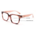 thumbnail image 1 of Large Oversized Progressive Clear Bifocal Reading glasses - No Line or Bubble - Zero Power on Top Reader Unisex CR05 +3.25, 1 of 4