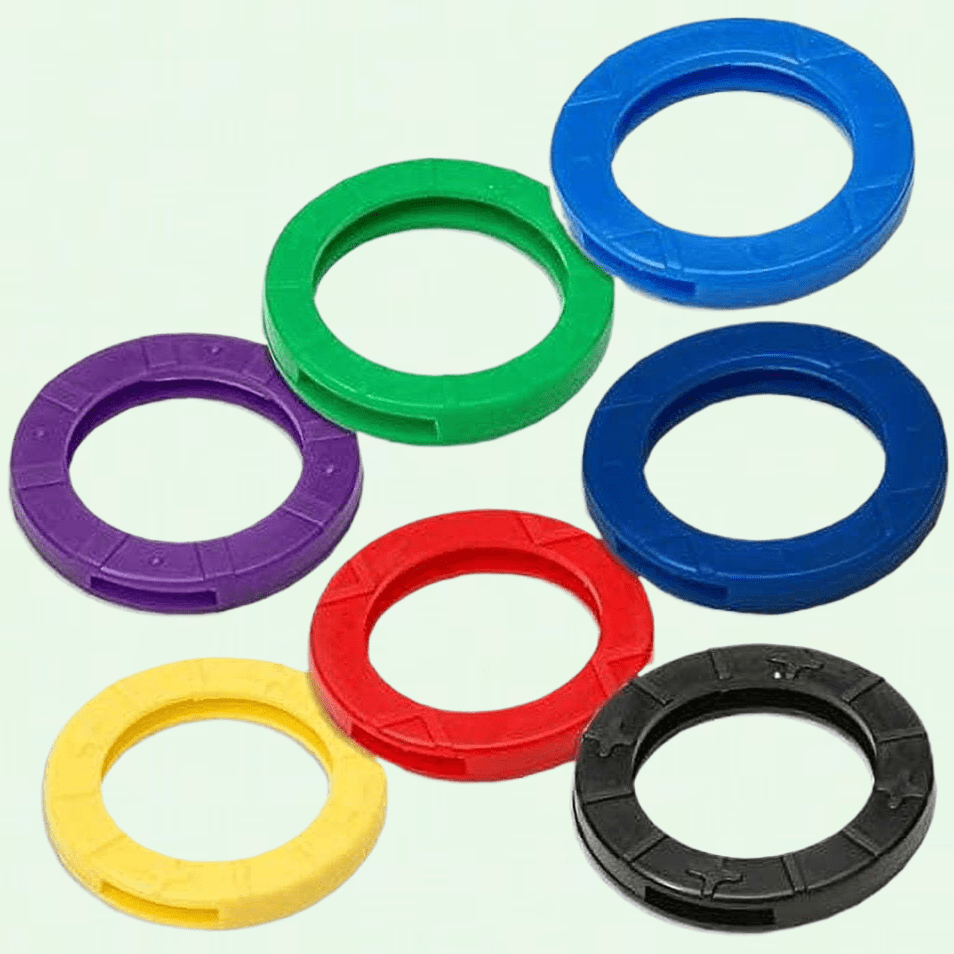 Large Pack of 20 Key Identifier, Keep Keys Separated by Color ...