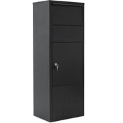 Large Package Delivery Parcel Mail Drop Box for Black, 10.5 x 15.5 x 41.30, Lockable Weatherproof Steel Mailbox for Home & Business Use
