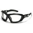 thumbnail image 1 of Large Padded Foam Wind Resistant Clear Sunglasses Motorcycle Riding Glasses, 1 of 4