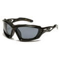 thumbnail image 1 of Large Padded Foam Wind Resistant Clear Sunglasses Motorcycle Riding Glasses, 1 of 4