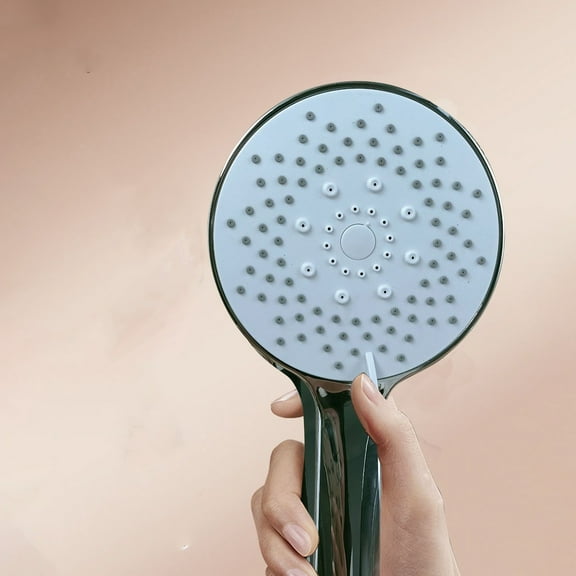 Large Panel High-Pressure Handheld Shower Head, 5 Spray Modes, Anti-Clogging Nozzles, Easy to Install, for Elderly Children Home Use