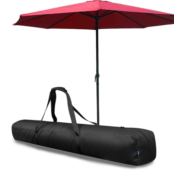 Large Parasol Storage Bag for Outdoor Camping Beach Stall Umbrella Carry Case Nylon Rainproof Sunscreen Cover with Handle - 57 Inch Long Fits Patio Umbrellas Heavy Duty Durable