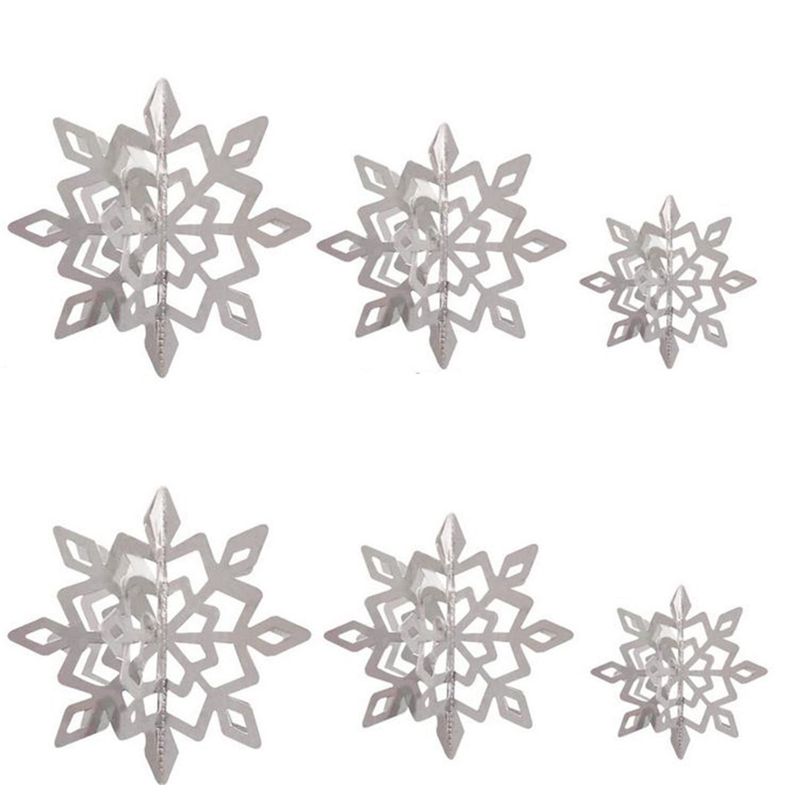 Large Party 6 Hanging Garland Christmas Snowflake Home Winter