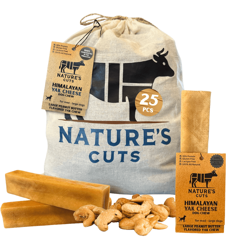Large Peanut Butter Flavored Yak Cheese w/ Tag