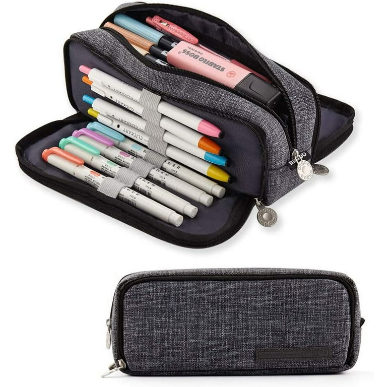 Canvas best sale pencil pouch