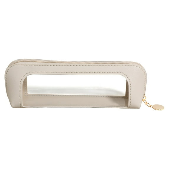 Large Pencil Case Extra Soft Quilted Pencil Organizer Wide Opening Zipper Pen Bag Adults Art Supply Storage Makeup Brush Cosmetic Pouch