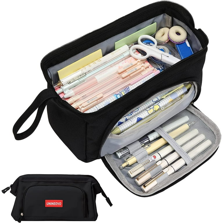 Large Pencil Case Pouch, Cute Kids School Supplies, Big Capacity Zipper  Pencil Pouches Organizer Bag 