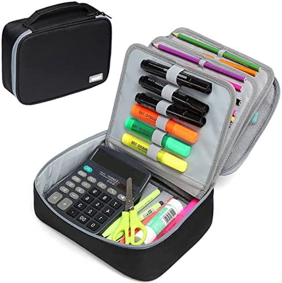 Hard Pencil Case Organizer Big Colored Pencils Box, Pen Marker Stationery  Holder Pouch Bag for School, Office and Drawing Supplies (Box Only) - China  EVA Pencil Case and EVA Pencil Case Hardshell