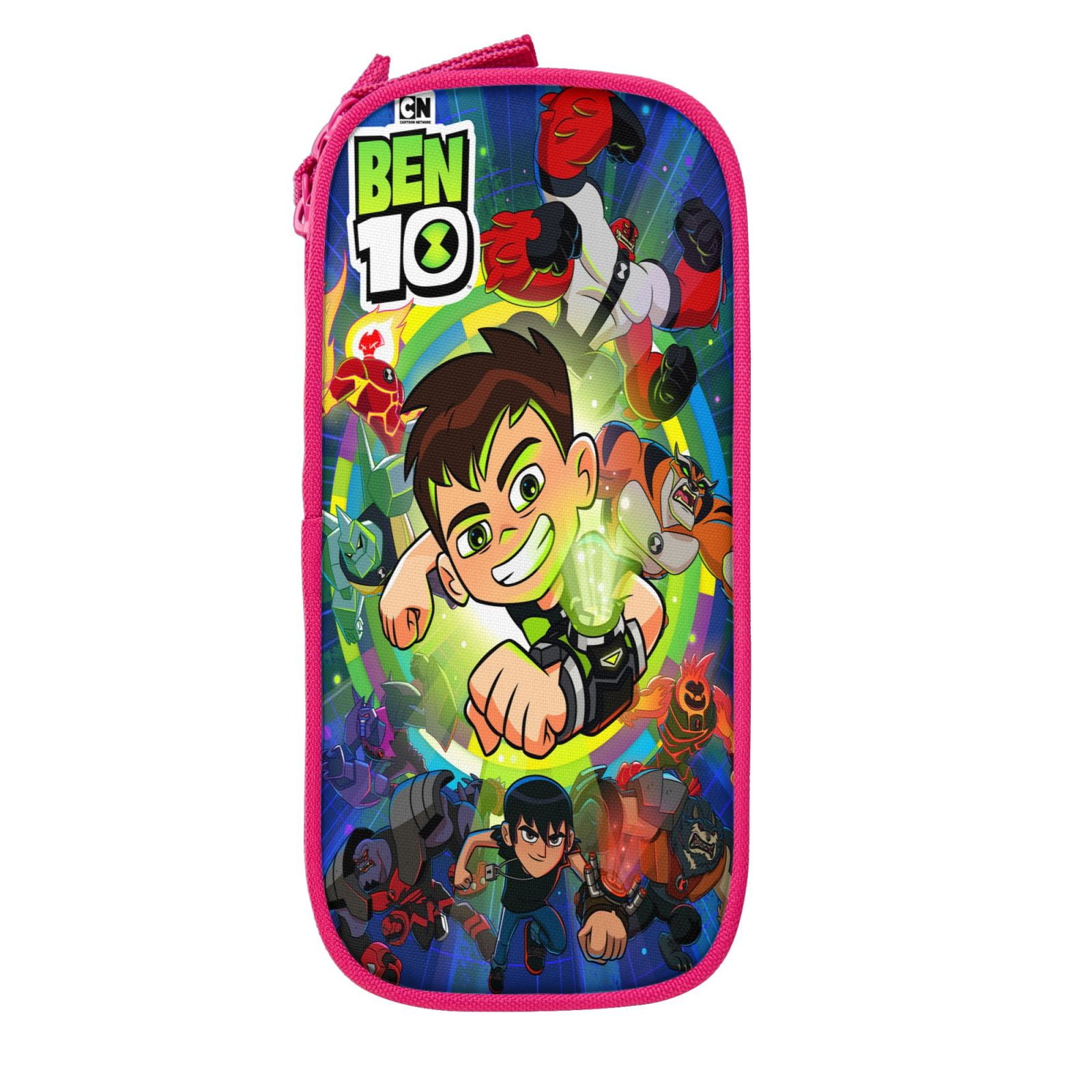 Large Pencil Case with Zipper, Ben 10 Canvas Pencil Case, Large