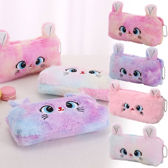 Large Pencil Pouch Clearance, Large-capacity Zipper Pen Pouch Teenage Students Stationery Pen Pouch Cosmetic Storage Bag