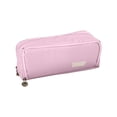 thumbnail image 1 of Large Pencil Pouch with 2 Zippered Compartments, Oxford Fabric Pencil Case with Minimalist Solid Design for Office Desk Travel Storage, 9 Inch, 1 of 7