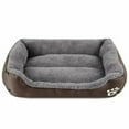 thumbnail image 1 of Large Pet Cat Dog Bed Warm Cozy Dog House Dog Baskets Mat Kennel Chew Proof Dog Bed, 1 of 6