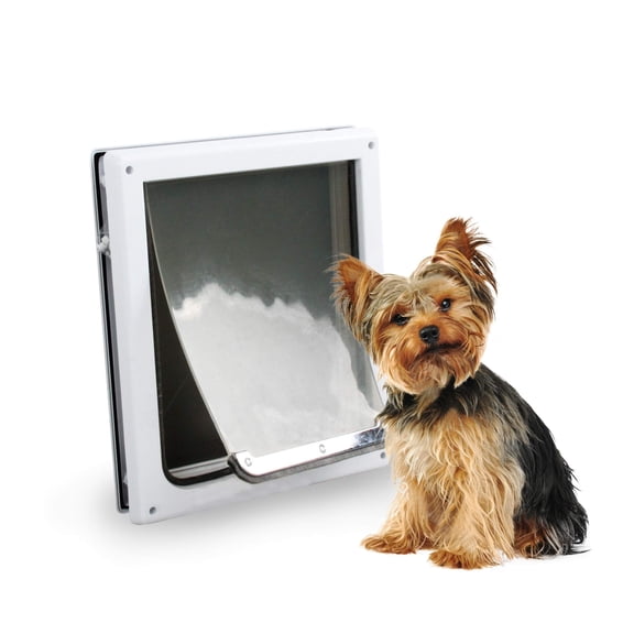 Large Pet Door 2-Way Locking Transparent Flap for Dogs
