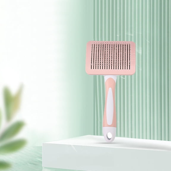Pet Grooming Brush - Double Sided Shedding and Dematting Undercoat Rake Comb for Dogs and Cats,Extra Wide