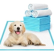 Large Pet Pee Pads, Extra Absorbent Large Dog Training Puppy Pad Train Leak-Proof Puppy Dogs Cats Rabbits Bunnies Blue, White