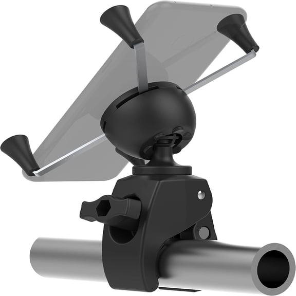 Large Phone Mount with Snap-Link Tough-Claw for Motorcycle, ATV/UTV, Bike