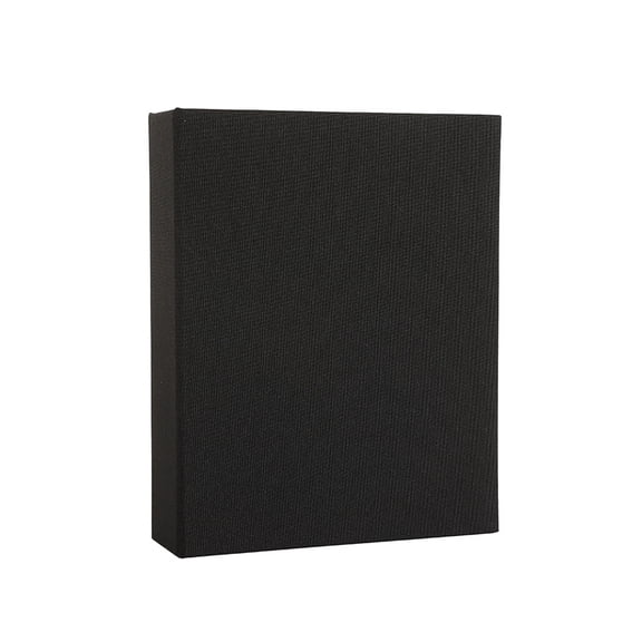 Large Photo Album, Wedding Photo Album, Photo Book Album, Photo Organizer and Storage, Black Linen Surface 2-Pocket Holds 200 Photos, 9X7 Inch Compact Hardcover for at Home Or on