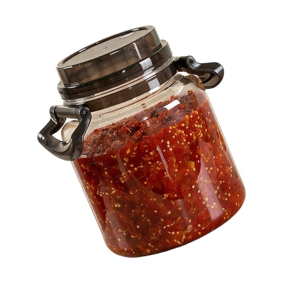 Large Pickle Jar With Handle Plastic Sealed Container For Kitchen Basement Or Outdoor Cooking Activities