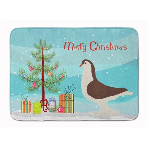 Large Pigeon Christmas Machine Washable Memory Foam Mat