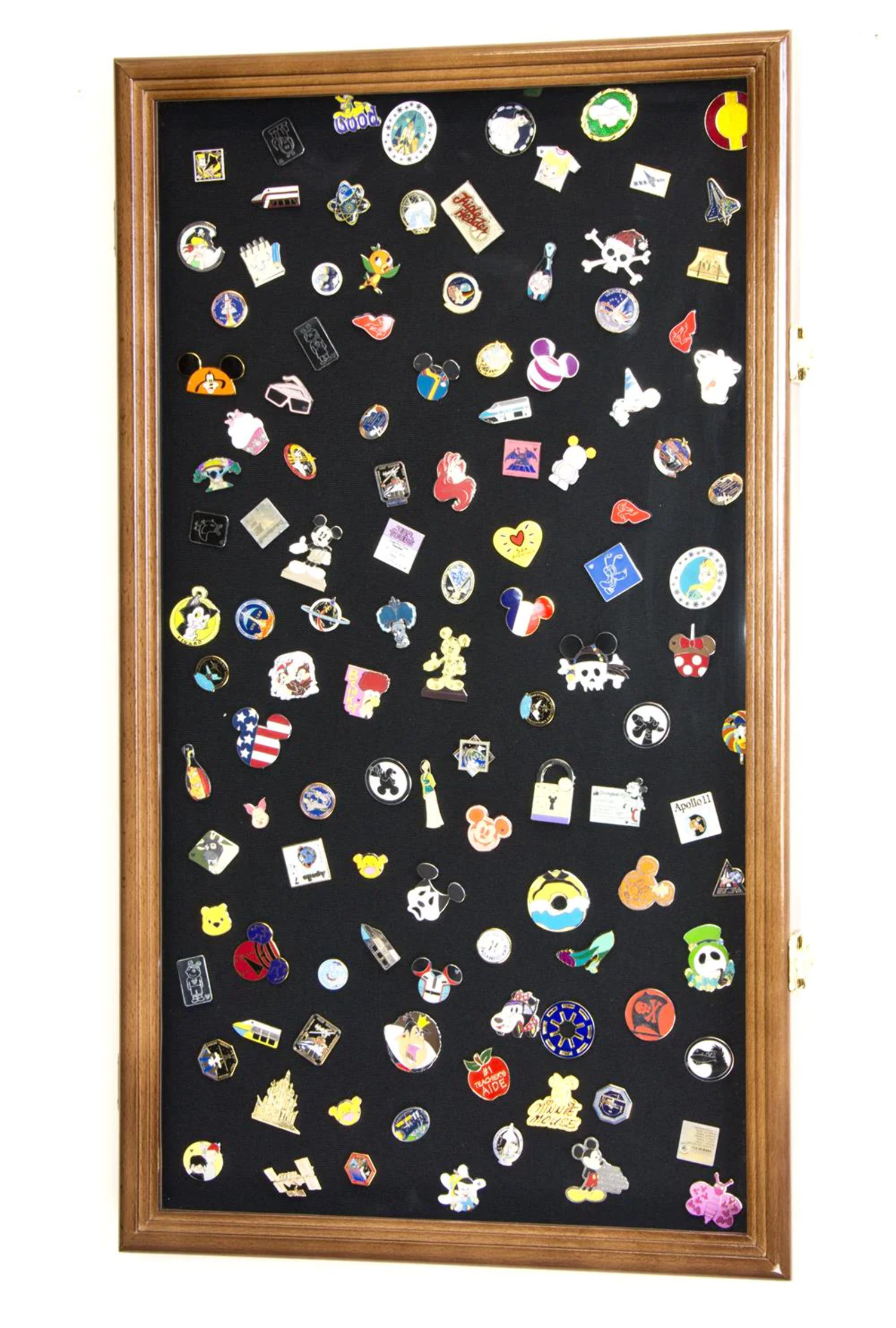 Large Pin, Ribbons, Medals, Buttons, Shells Disney Pins Display Case