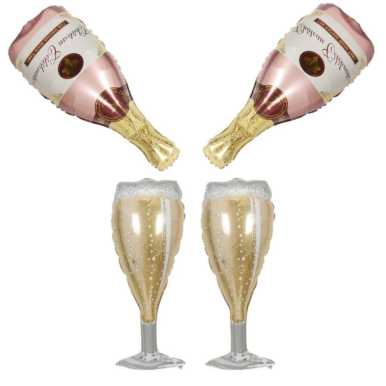 Large Gold Celebrate and Glass Balloon Large Gold Celebrate and Glass Balloon